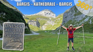 Bergwanderung von Bargis bis zur Kathedrale in 360° ASMR