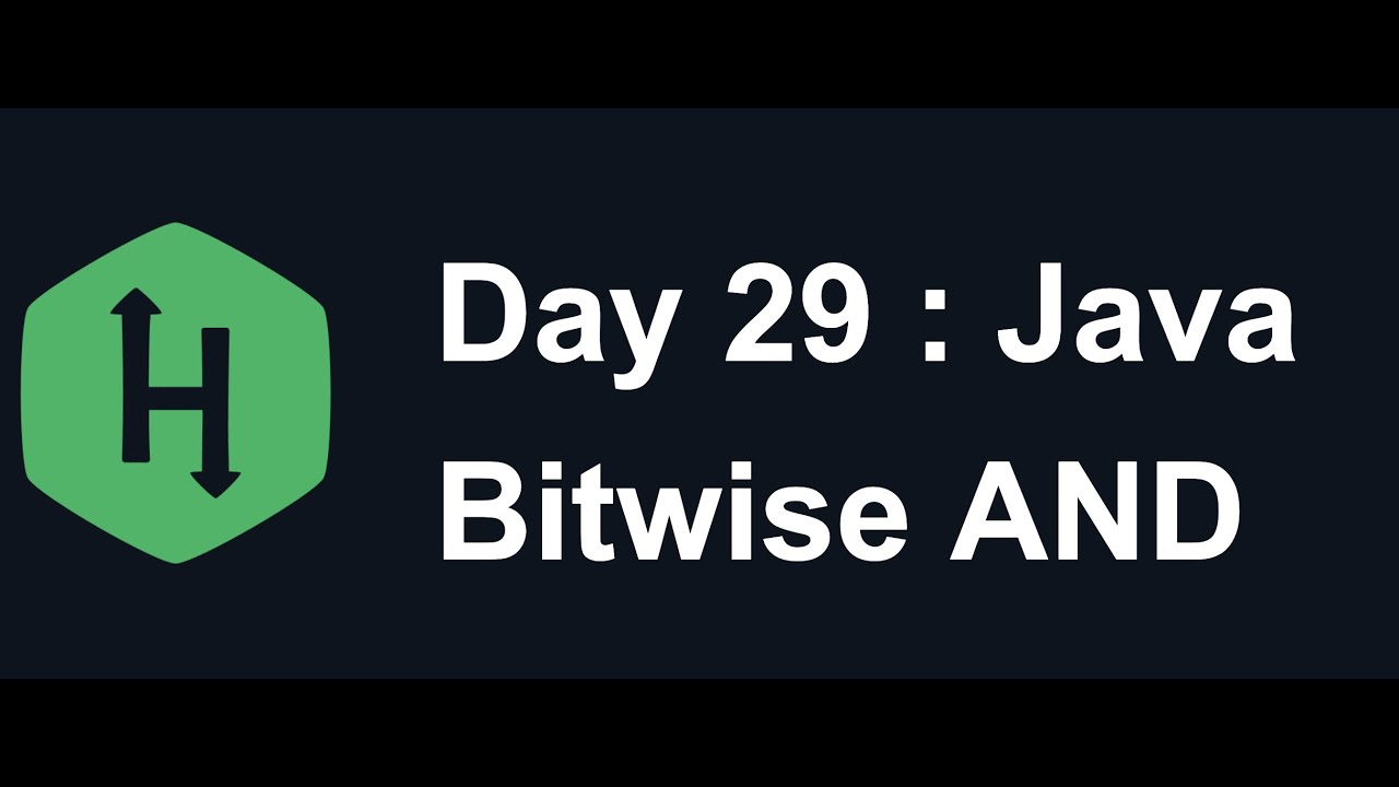 Day 29 : Bitwise AND : Hacker Rank : Java : 30 Days Of Code - YouTube