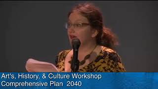 Art's, Culture & History Workshop - Comprehensive Plan 2040