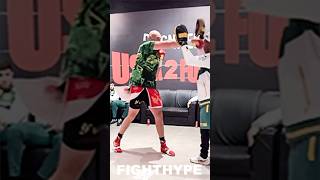 Tyson Fury WARMS UP to KNOCK OUT Usyk MOMENTS BEFORE REMATCH