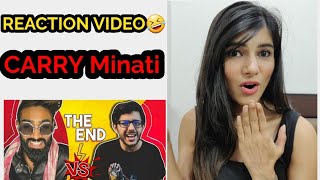 Husband Wife Reaction Carryminati : TikTok Vs YouTube The End Our Reaction 🤣