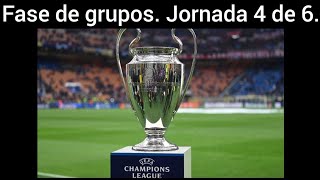 UEFA CHAMPIONS LEAGUE.. /2024. Fase de grupos. jornada 4 de 6.