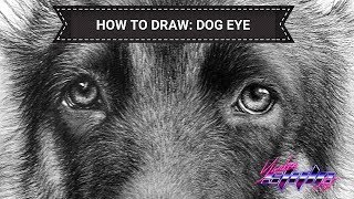 How to draw - REALISITC DOG EYE
