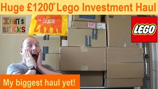£1200+ Lego Investment Haul Madness - My biggest Lego unboxing / haul so far.