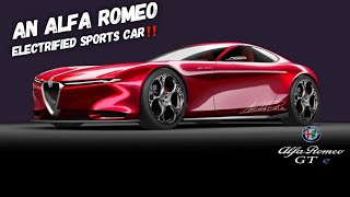 The Alfa Romeo GT-e Is A Hypothesize Future Electrified Sports Car