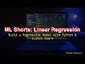 Simple Linear Regression Model in Python with scikit-learn