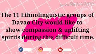 The 11 Ethnolinguistic groups of Davao City ❣ Hiyas sa Kadayawan 2019