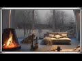 Winter Home Ambience wallpaper TV art | Winter Wonderland | Samsung Frame TV | snow cozy screensaver