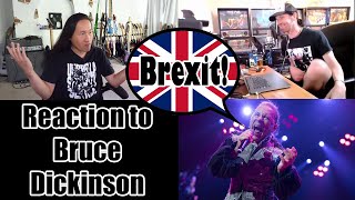 DragonForce Herman Li Reaction to Iron Maiden Bruce Dickinson Brexit Comment