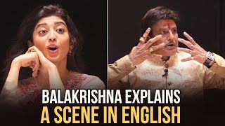Nandamuri Balakrishna Explains A Scene To Pranitha In English | Manastars
