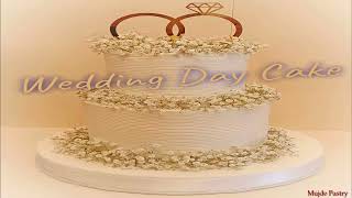 Təbii güllərdən toy,nişan tortu bəzəmək l Wedding Day Cake l Mujde Pastry l #cake #tort #mujdepastry