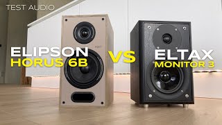 Test audio comparatif : Elipson Horus 6B vs Eltax Monitor 3