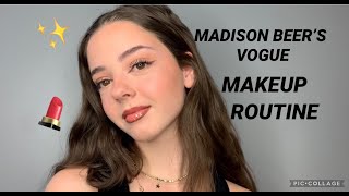 Recreating Madison Beer’s Vogue Makeup Routine | LITTLE MINI MUA