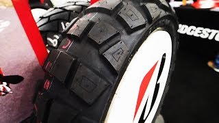 Bridgestone Battleaxe Adventurecross AX41 Tires at AIMExpo 2018