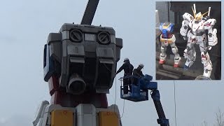 お台場ガンダムの解体を見たい！(バーニア撤去) 2017年3月15日