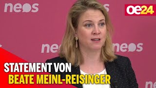 NEOS: Beate Meinl-Reisinger über Plenarvorschau und aktuelle Fragen