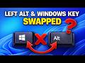 How To Fix Left ALT & Windows Key Swapped (Quick Guide)