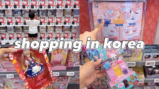 shopping in korea vlog 🇰🇷 cute miniature toys haul 🩷 ft. my son speaking korean