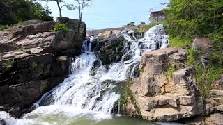 【史跡】吾妻子の滝公園 ドローン空撮  広島県東広島市 / 4K Drone Aerial Video of Azumako Falls Park in Hiroshima