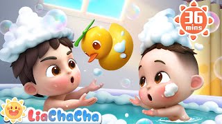 Bubble Bath Song | Fun Bath Time for Kids | LiaChaCha Nursery Rhymes & Baby Songs