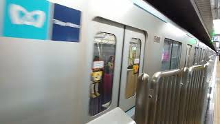 【東京メトロ】日比谷線 広尾駅発車シーン！