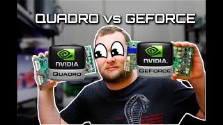 QUADRO vs GEFORCE, A look at the numbers.