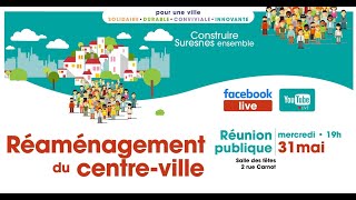 Réunion publique sur le réaménagement du centre-ville