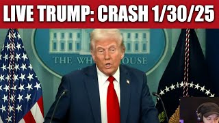 🔴 LIVE: Trump Briefing on Plane Crash \u0026 D.C. Military Helicopter