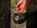 survival skills reliable pot holder in the wilderness. survival camping lifehacks