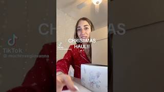 do you want me to post a haul compilation for christmas or a Christmas tiktok dance compilation?