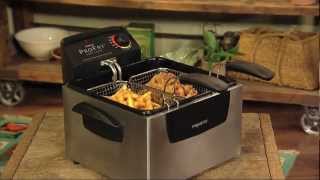 Presto Stainless Steel Dual Basket Deep Fryer - Figi's Gifts