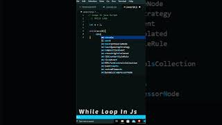 While Loop In JavaScript || Types Of Loops In javascript || #shorts #javascript #alanwalker