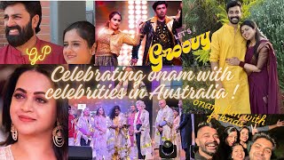 Onam celebration with celebrities in Australia 🌼🎉