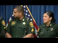 live gov. desantis holds briefing with florida sheriffs grady judd wayne ivey