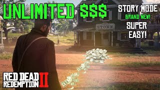 NEW UNLIMITED MONEY GLITCH ON RED DEAD REDEMPTION 2!!! (STORY MODE)