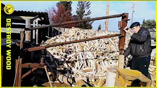 Top 5 simple but dangerous homemade wood splitters | Firewood processors