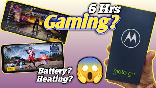 Moto G54 5G 👉 GAMING & BATTERY Drain Test🔥Heating Problem 😭