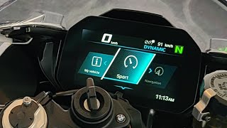 BMW S1000RR Instrument Console Fully Explained | Riding Modes | Race Pro Modes