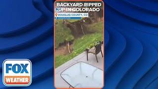 Destructive Winds Rip Up Backyard In Colorado