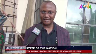 VEN  AKUNNA URGES CLERGYMEN TO BE ADVOCATE OF PEACE