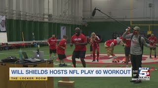 Will Shields hosts NFL Play 60 workout