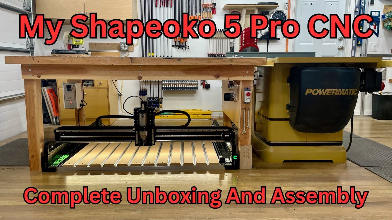 The Unboxing And Assembly Of My New Shapeoko 5 Pro Cnc Router 4 X4
