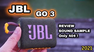 JBL GO 3 Review | My Opinion & Sound Test ! Included (Only $40)