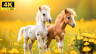 Baby Animals 4K - Amazing World Of Young Animals With Relaxing Music | 4K Scenic