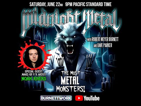 What are the MOST METAL MOVIE MONSTERS OF ALL TIME?!?!? with NOAH RIVERS!!! Midnight Metal #085