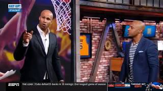 ESPN Get Up | Stephen A  Smith On The Refs, James Harden & More | Warriors vs Rockets Game 1