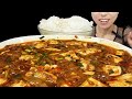 Eating rice with tofu stew Mukbang Asmr