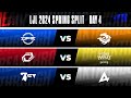 LJL 2024 Spring Split Day 4 | DFM vs V3 - SG vs SHG - BCT vs AXC