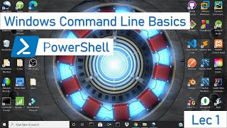 Windows Command Line Tutorial - Powershell - L01 - Basic file and folder operations