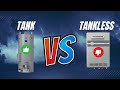 Tank Vs Tankless water heaters - helping you decide (pros and cons)